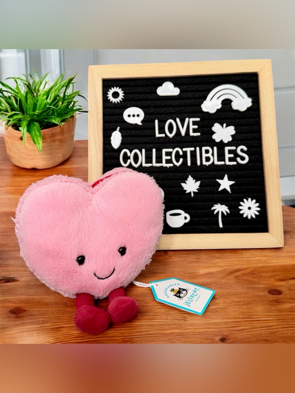 Authentic Jellycat Amuseables Colette Heart Macaron
